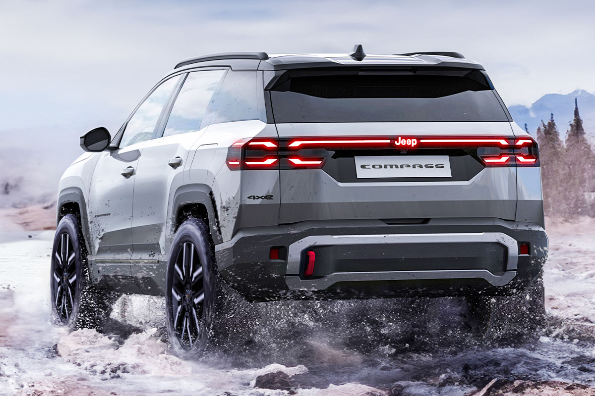 지프 컴패스 4xe – STLA 미디엄 – 전기 SUV – 오프로드 – 유럽 전략 – 고강도 인테리어 – PHEV – 컴팩트 SUV